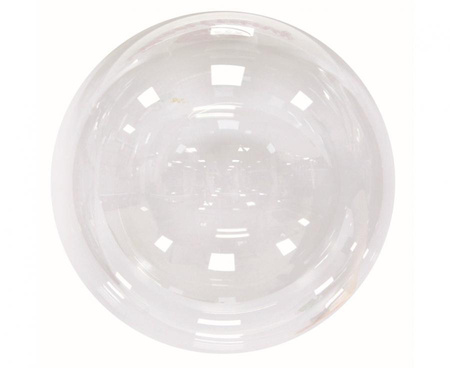 Balon Aqua - kryształowy, bez nadruku, 36